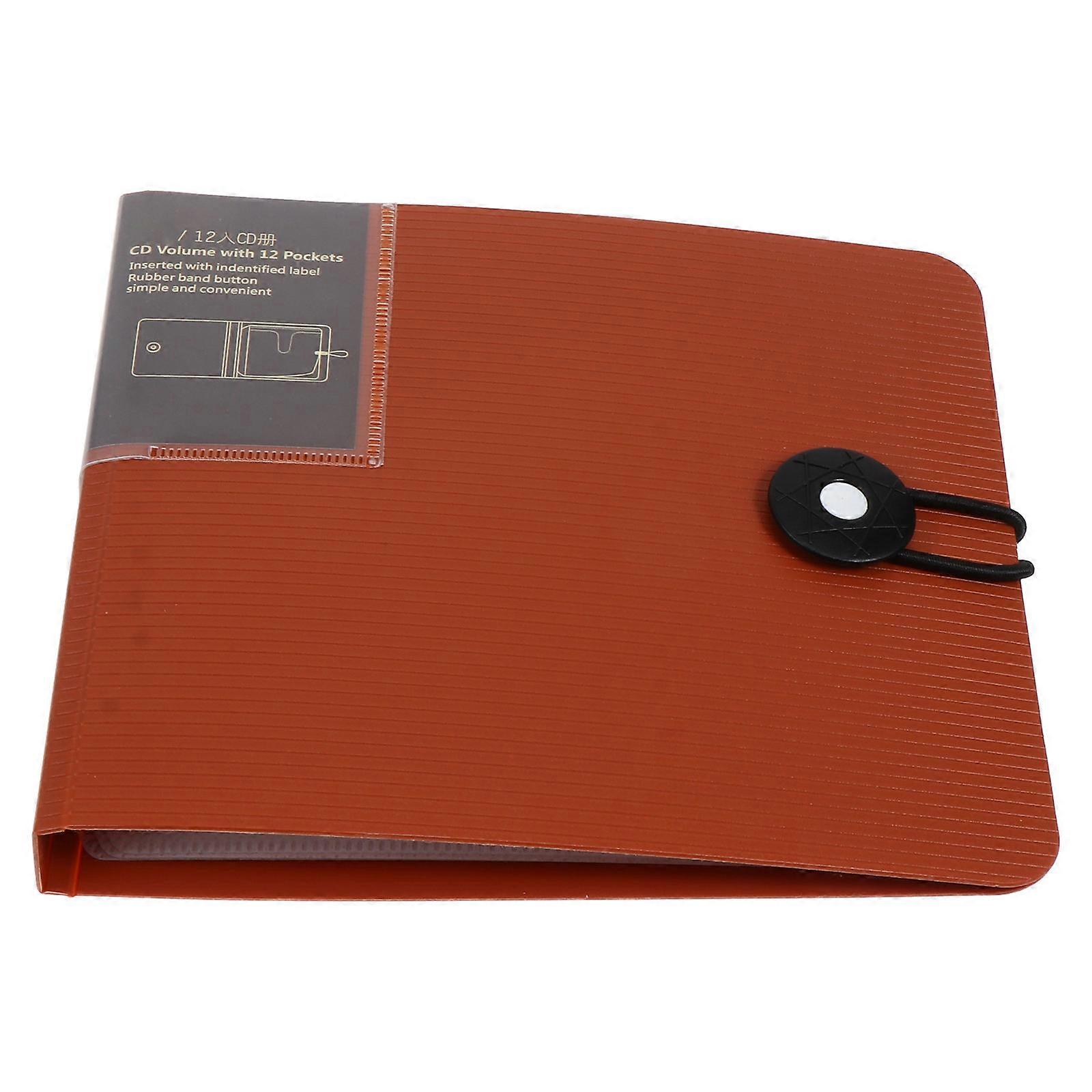 Durable Cd Storage Bag for Practical Use with 12 Pieces 1Pcs