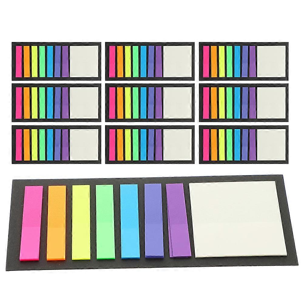 Sticky Tabs for Notebooks Reading Tabs Colored 10 Books
