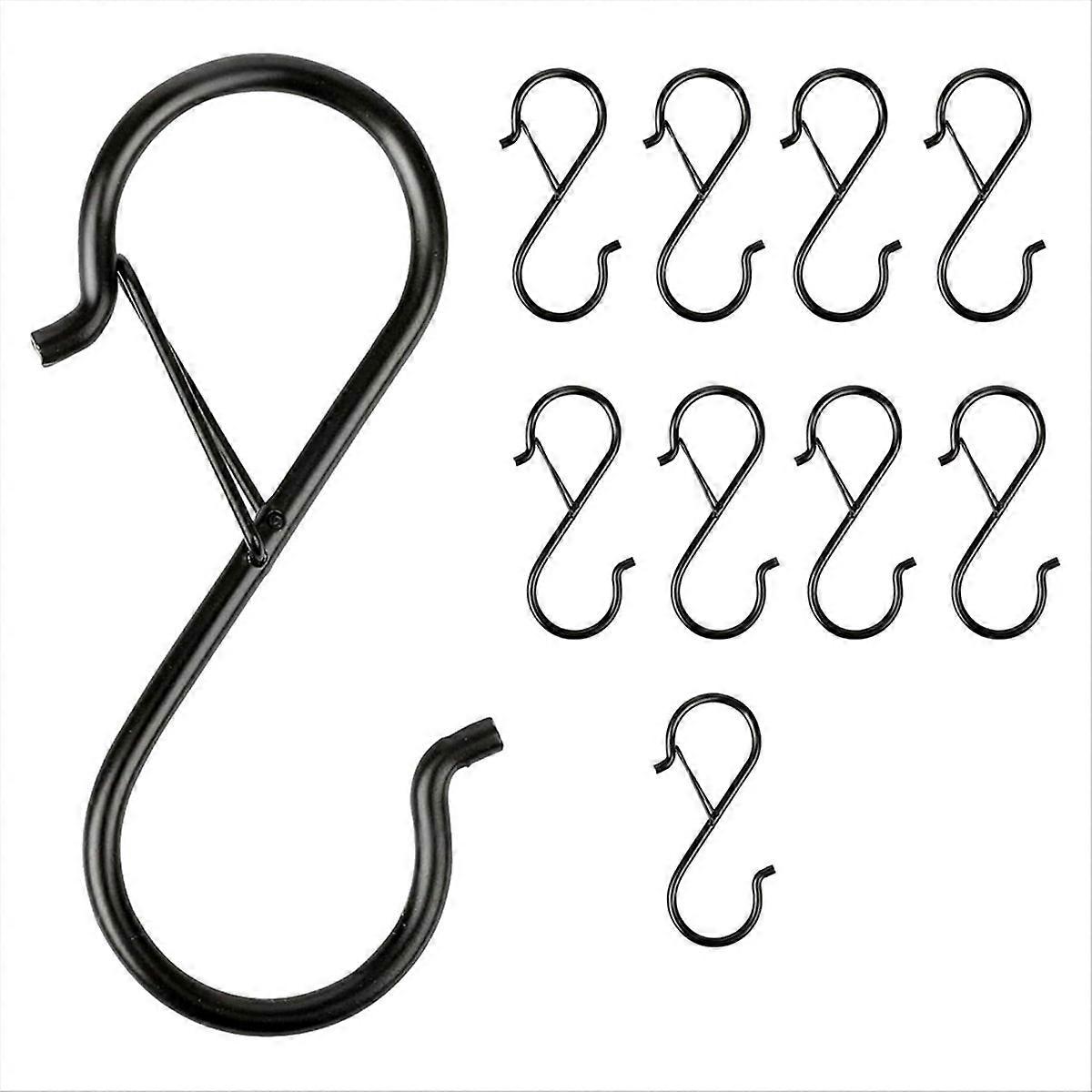 S Hooks with Safety Buckle