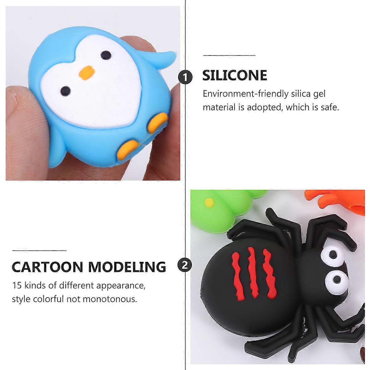 Line Cover Cartoon Insect Case for Protecting Cable 30Pcs Set