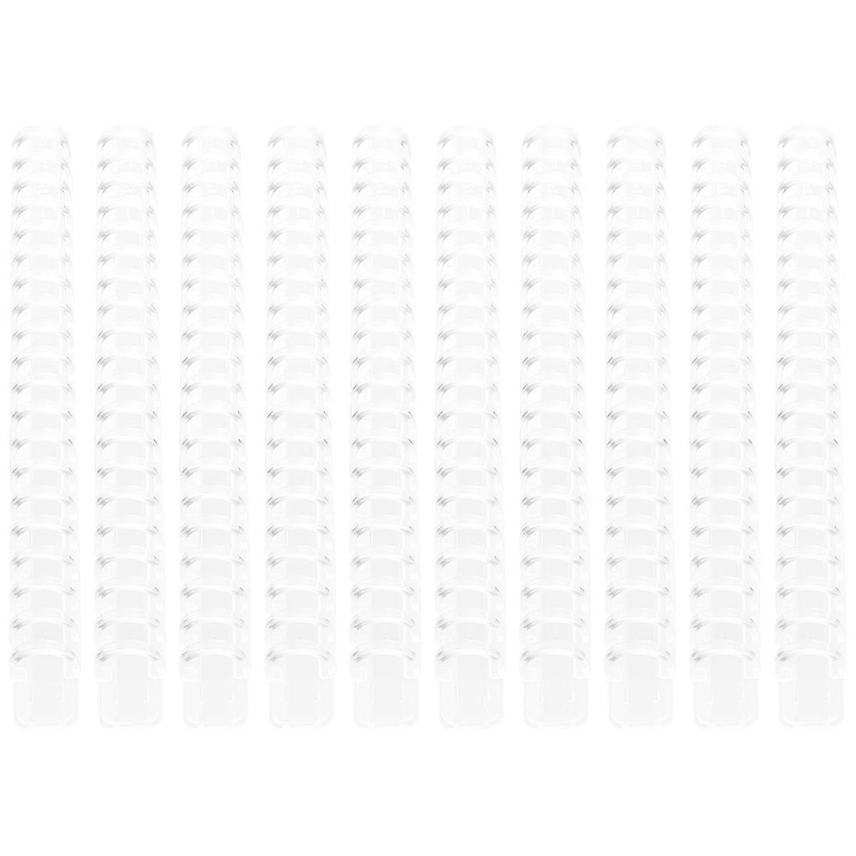 Plastic Ring Binder File Holder Used for Office with 10Pcs Transparent Clips