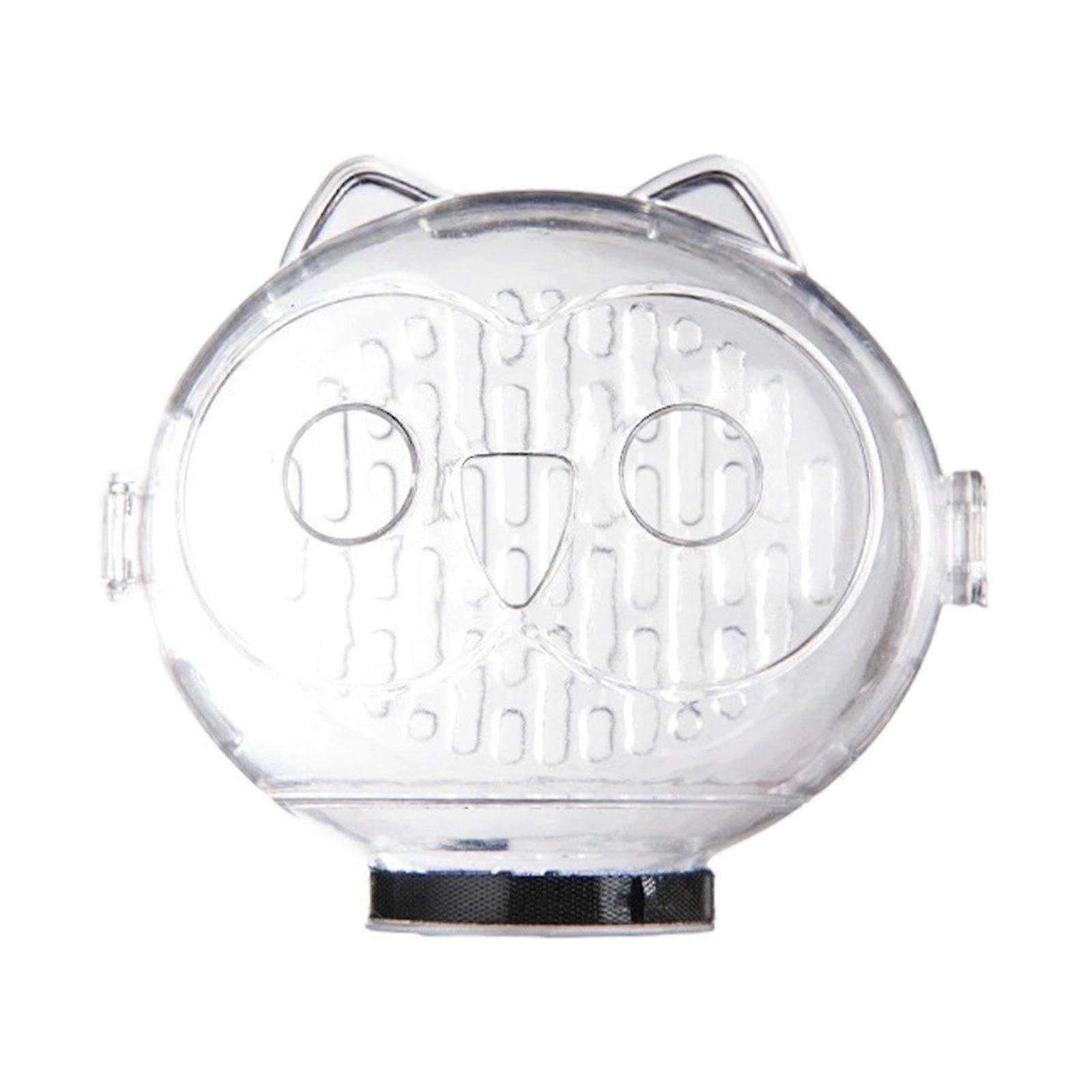 Cat Muzzle for Grooming and Bathing with Transparent Protective Design and Adjustable Comfortable Fit