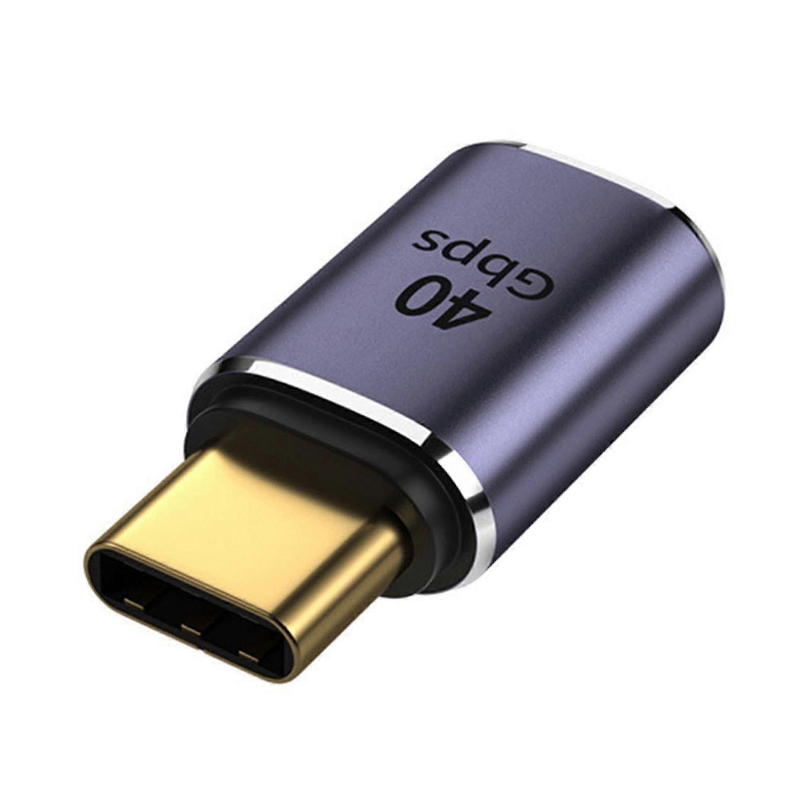 Adaptor USB C Conector tip C Convertor adaptor tip C Adaptor de date 40 Gbps