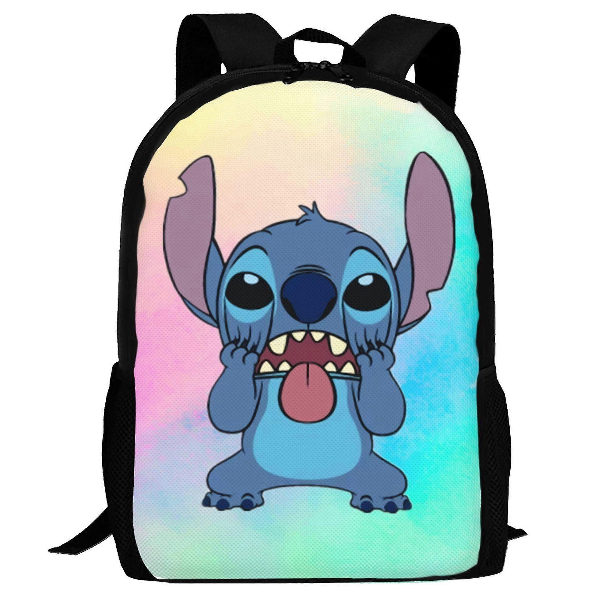 j4683 Lilo & Stitch Backpack for Kids Boys Girls Large Capacity Multifunction School Backpacks Lightweight Sports Travel Laptop Bag Daypack e4683