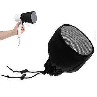 Universal Hair Dryer Diffuser Sock for Curly Hair, Even Heat & Frizz Reduction, Silver