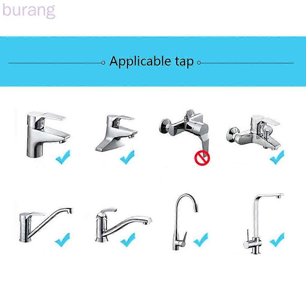 3-mode faucet aerator, water-saving high-pressure filter nozzle, rotating diffuser