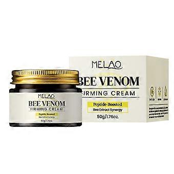 Coffret Crème Raffermissante aux Peptides de Venin d'Abeille et Sérum Raffermissant, Soin Hydratant Anti-Âge Visage à la Centella Asiatica, Soin Réparateur et Liftant