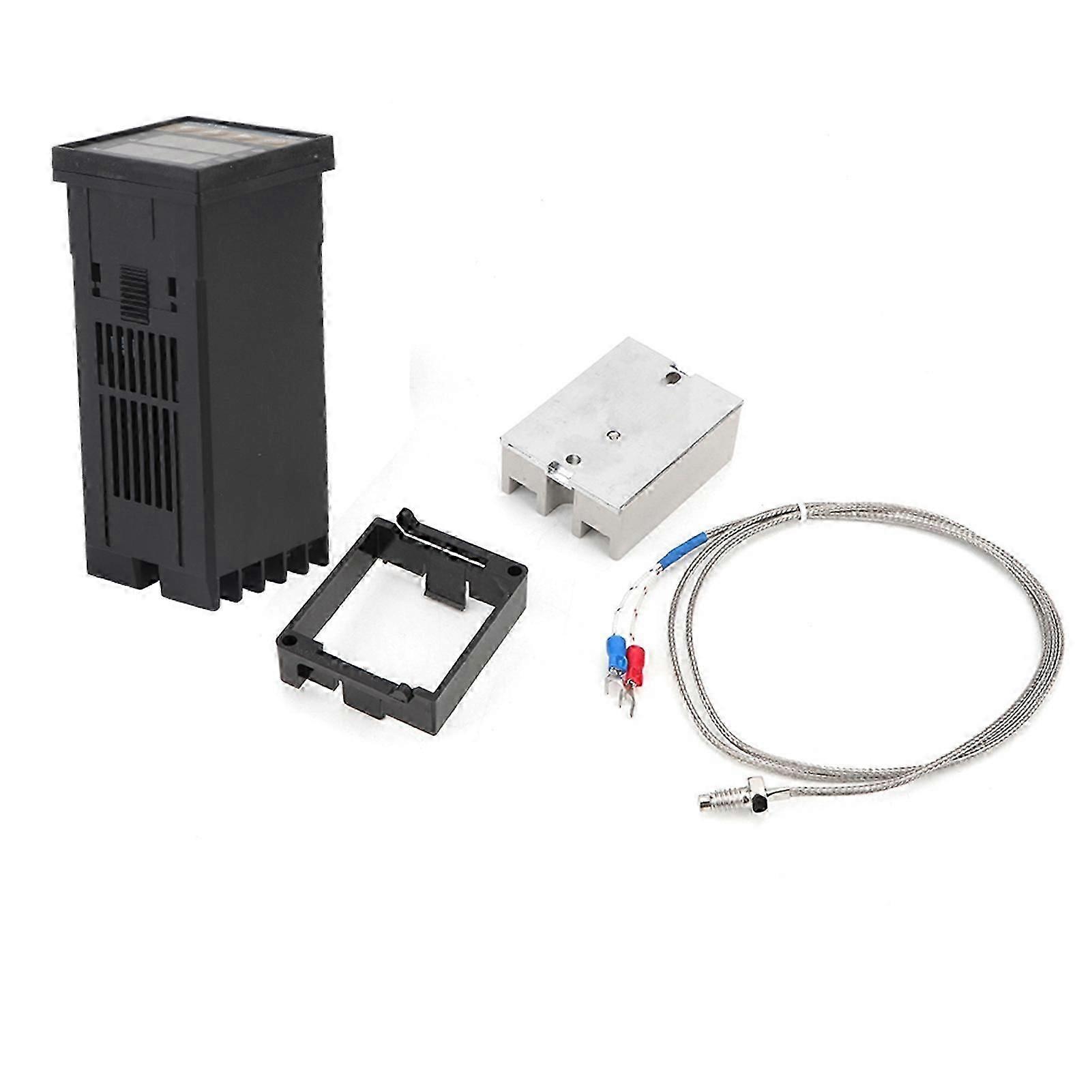 PID REX-C100 Temperature Controller 40A Solid State Relay K Thermocouple GD