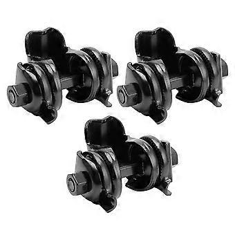 Heavy Duty Bike Seat Clamp Aluminum Alloy Adjustable 3Pcs Quick Release