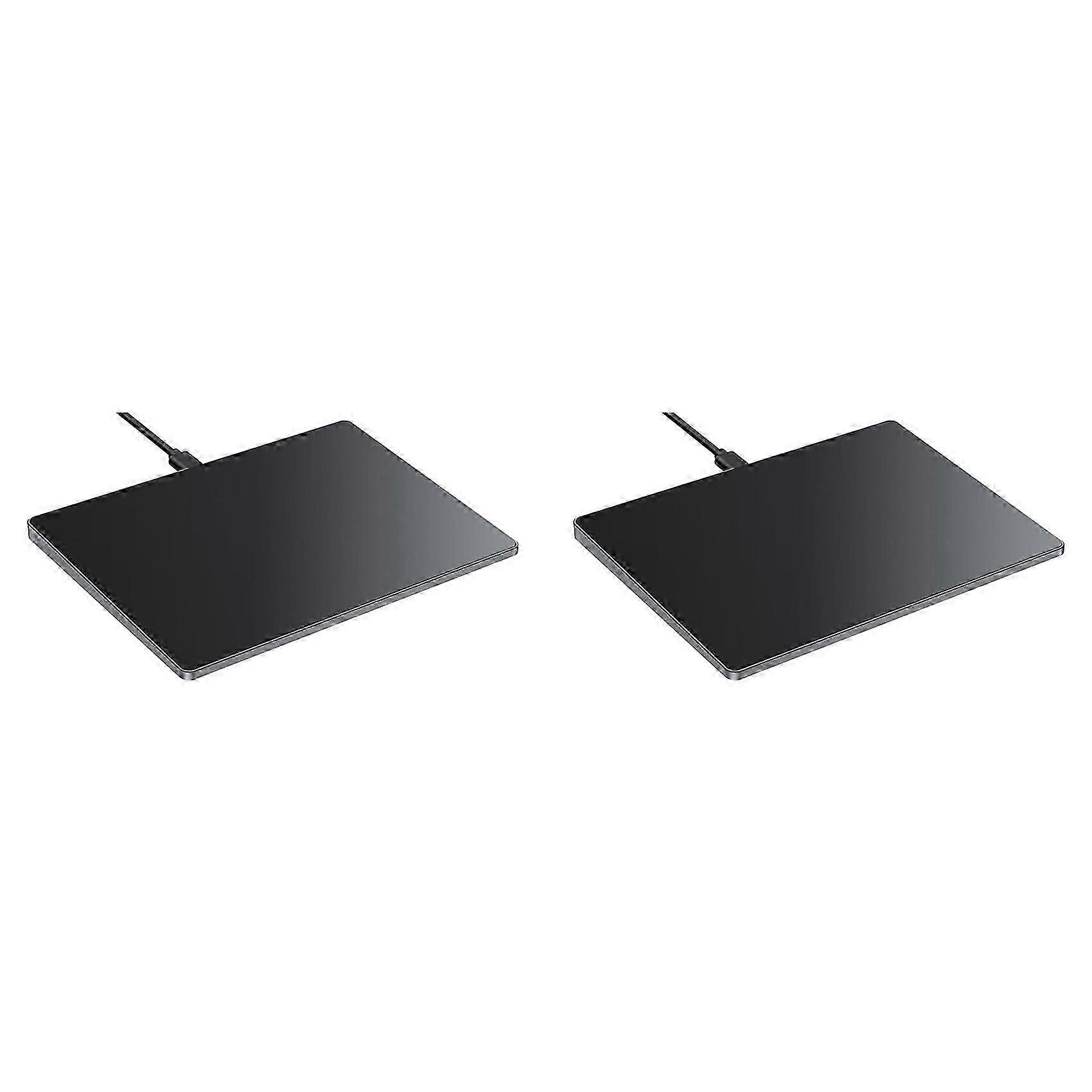 2X USB Wired Multi-Touch Trackpad Slim Touchpad Mouse for Window Desktop/Laptop/Notebook Computer PC