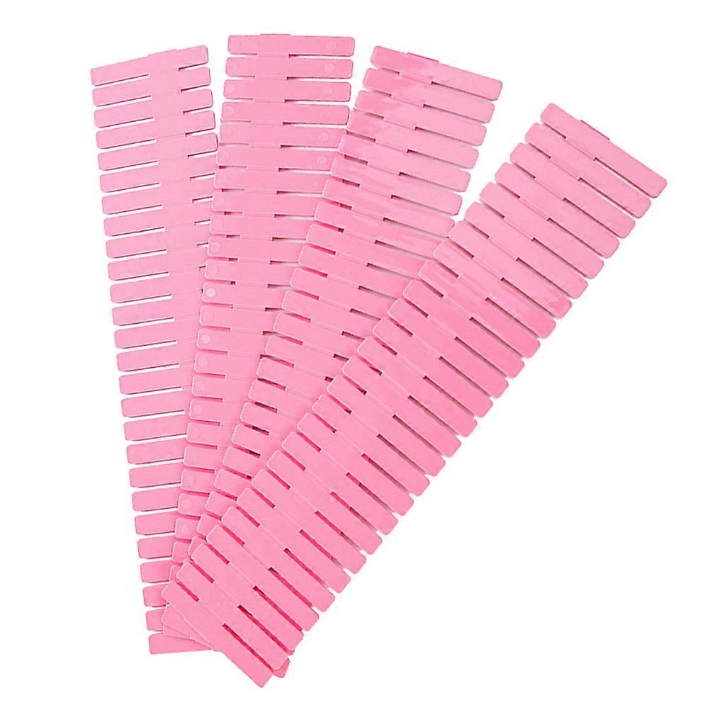 Drawer Organizer DIY Drawer Divider for 4Pcs Pink Storage Solution