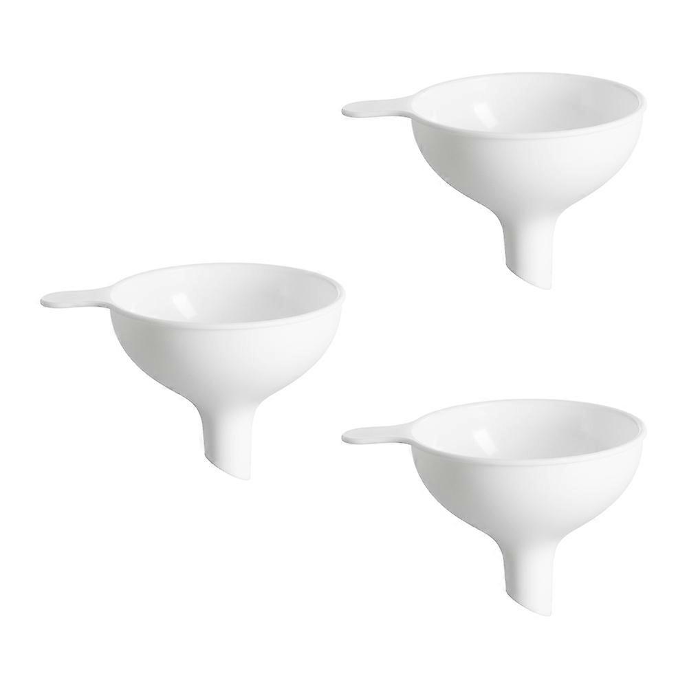 Multifunctional Mini Funnels Plastic Kitchen Supply for Liquid Transfer 3Pcs
