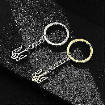 2026 Best Ukraine Trident Keychain Key Ring Ukraine Flag Symbol National Emblem