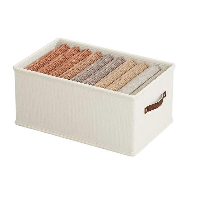 Foldable Fabric Storage Box with Handles