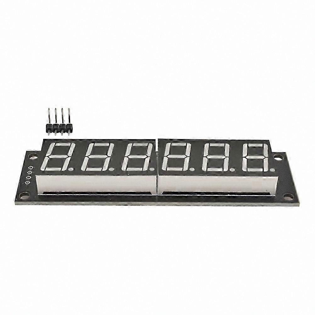 6-Digit 0.56" 7-Segment Digital Clock Module with Blue LED Display for DIY Projects