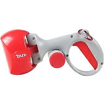 Animal droppings scoop, red