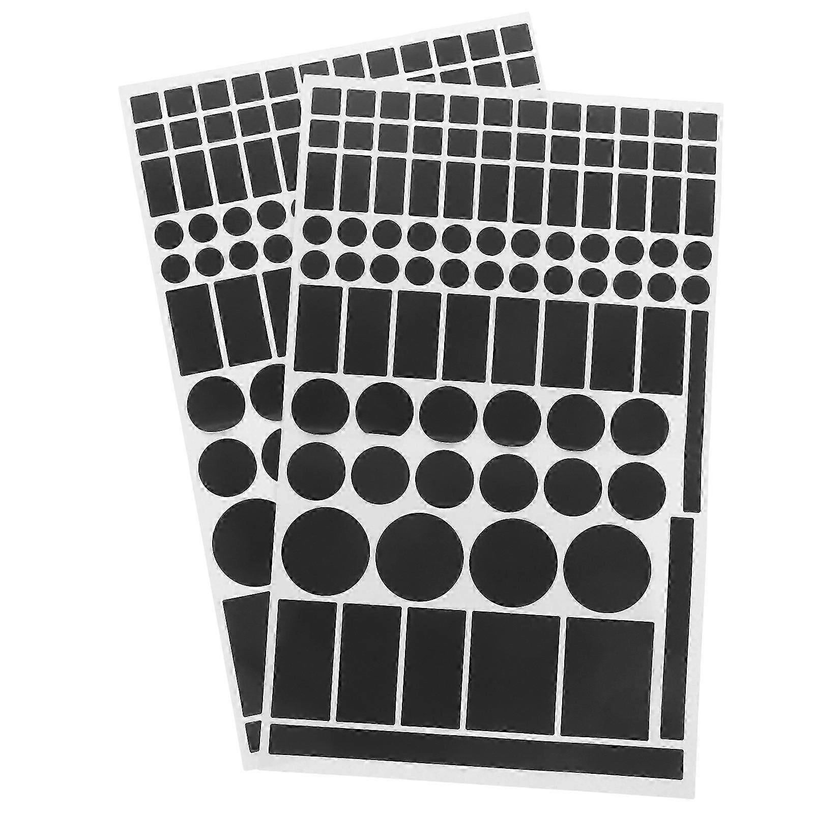 Black Light Blocking Stickers for Electronics with 2Pcs Light Dimmer Covers