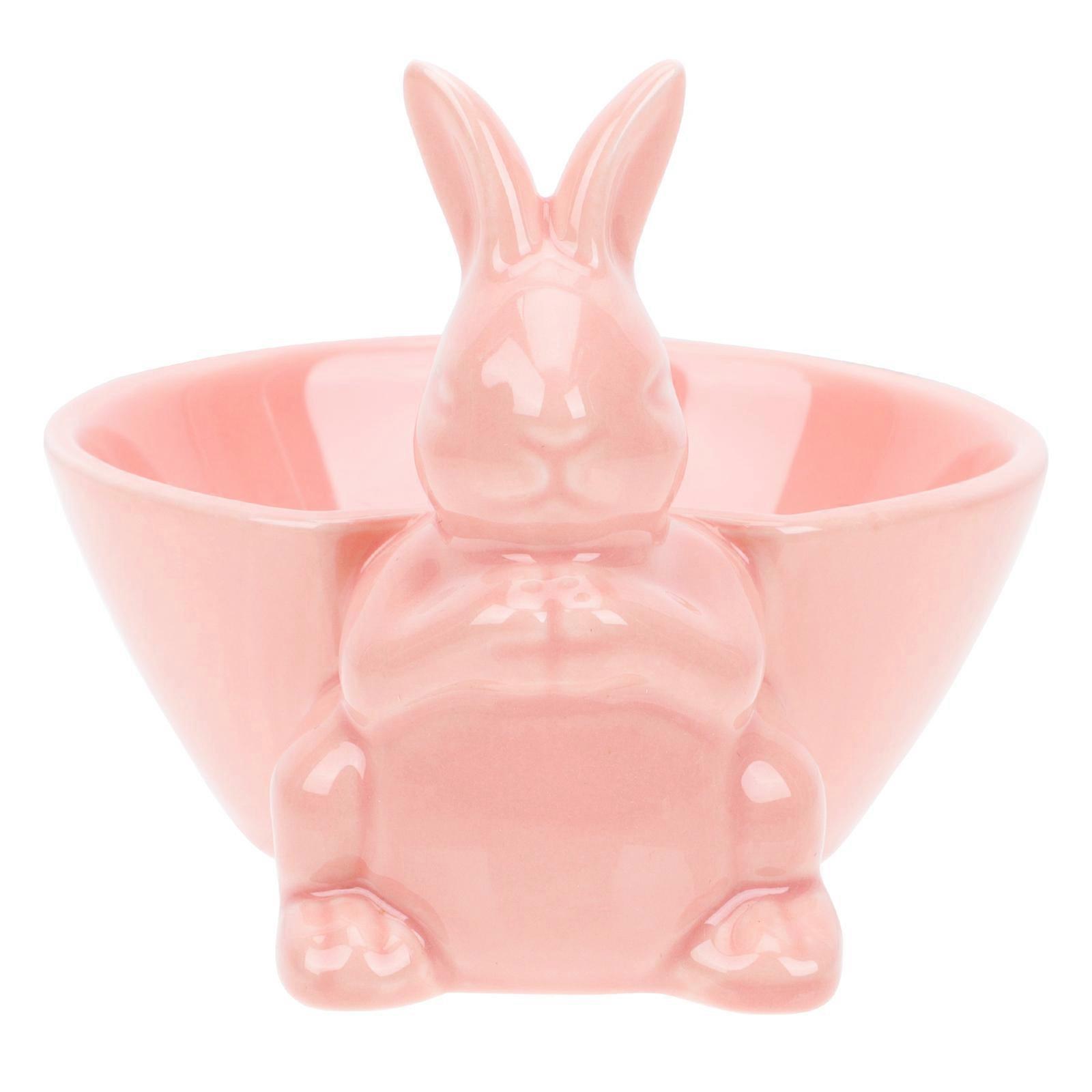 Lovely Easter Ceramic Tableware Dining Table Decor Fun Bunny Model Bowl