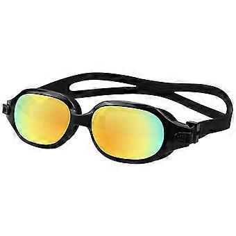 Swim Goggles Wide View Anti Fog&UV Swimming Goggles for Audlt,No Leaking Swim Glasses for Men Women Youth Adjustable Red