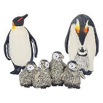 Pinguïns Dierenmodel Zeer Simulatie Wilde Dieren Koningspinguïn Moeder en Kind Pinguïns Beeldjes Speelgoed Vroege Educatie Speelgoed