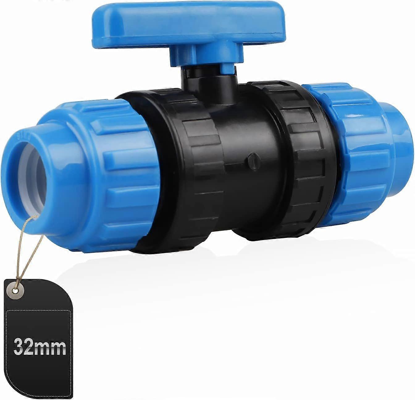 32mm PP water fitting (blue), PE pipe clamp fitting