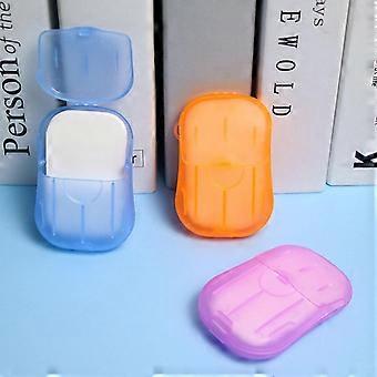 Travel Disposable Soap Tablets Boxed Soap Paper Portable Hand Wash Tablets Small