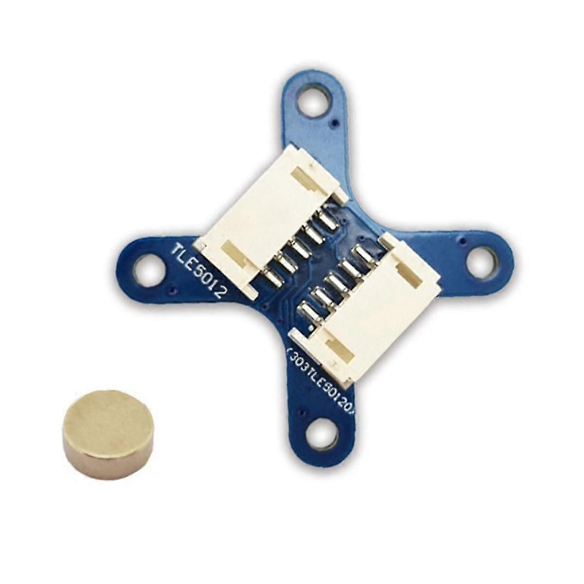 Tle5012 Magnetic Encoder Module Magnetic Induction Angle Measurement Sensor Module Foc 15bit High P