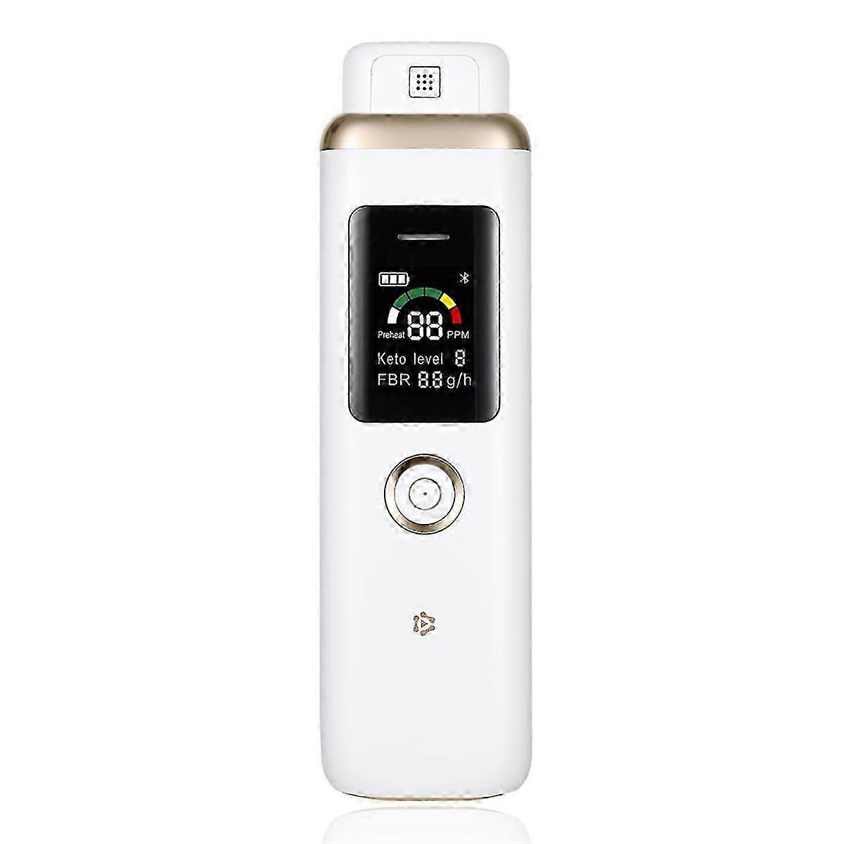 Professional Ketone Breath Analyzer High Accuracy White