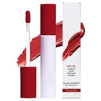 Tinted Lip Oil – Long-lasting Glossy to Stain, 9 Nourishing Shades for All-Day Color