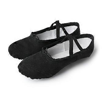Dance shoes with soft soles and cat paw prints