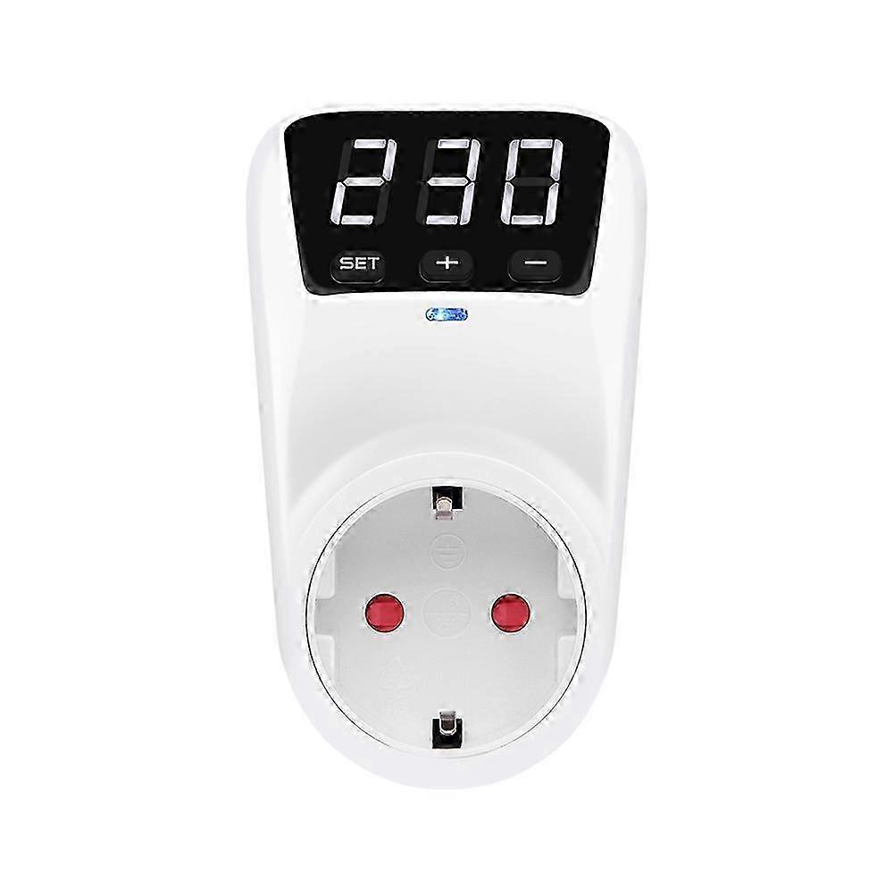 Adjustable Voltage Protector Socket 230V 16A EU Plug with Surge Protection