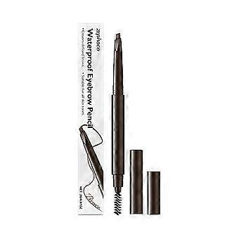 Zephoco Brown 2-in-1 Eyebrow Pencil for Daily Makeup. The eyebrow shape is not easy to peel off, and the roots are clear, creating a natural three-dim