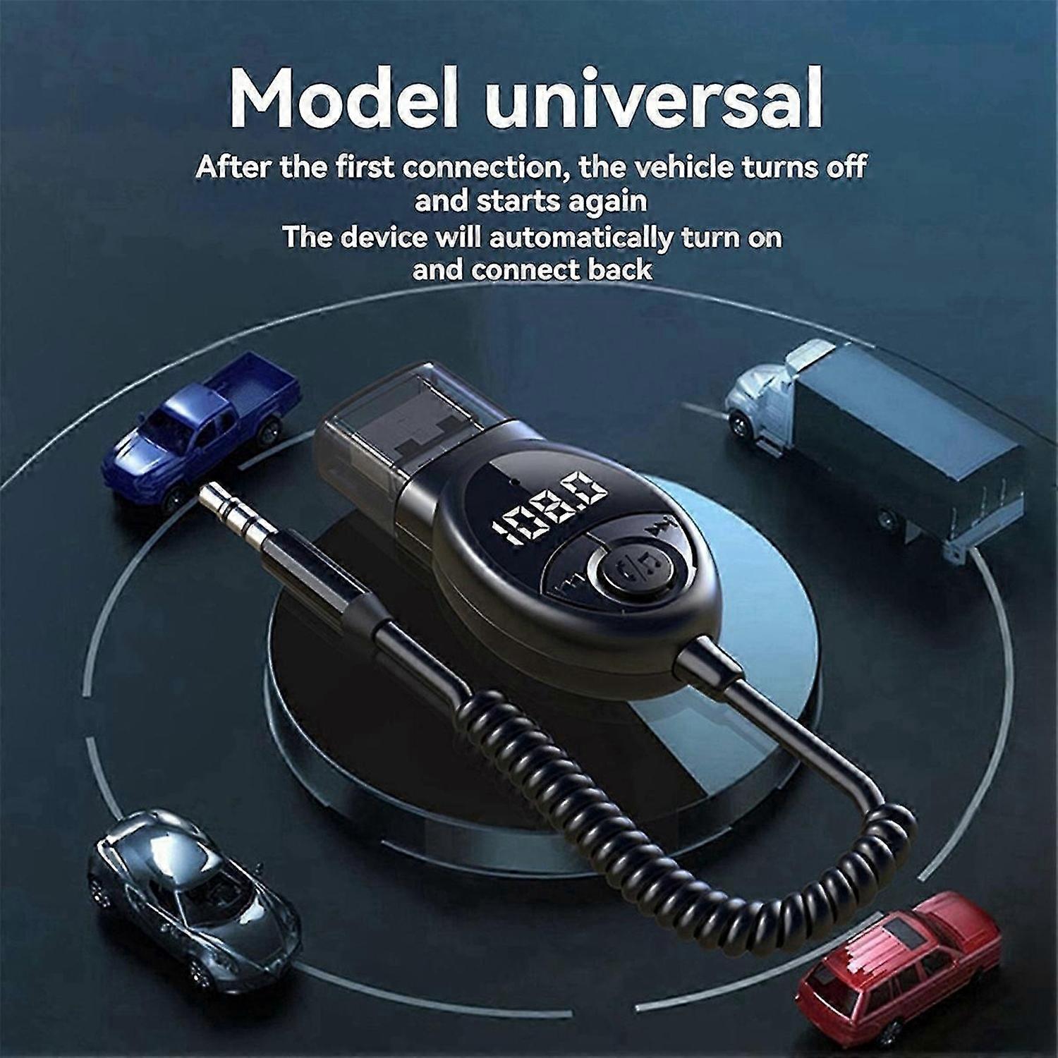 Bluetooth 5.3 Wireless Car FM Transmitter