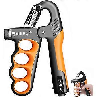Verstellbarer Handtrainer zur Stärkung der Griffkraft, des Unterarms und des Handgelenks, Handtrainer für Krafttraining und Therapie 11-220