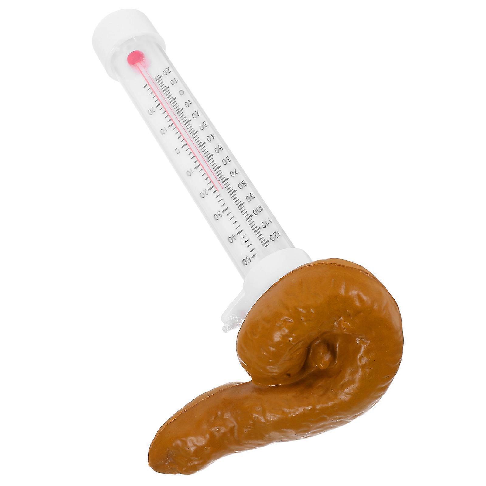 Pool Thermometer Floating Poop Style for Easy Read Temperature