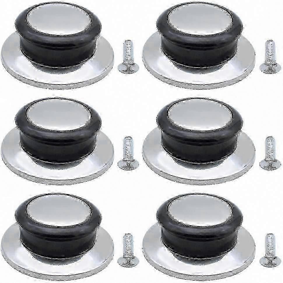 Pot Lid Replacement Handles 6-Pack Universal Heat-Resistant Knobs for Cookware Lids