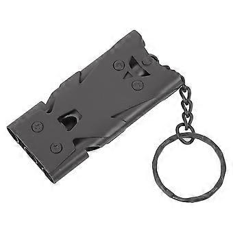 Apito de treinamento de pássaros em aço inoxidável para uso externo.