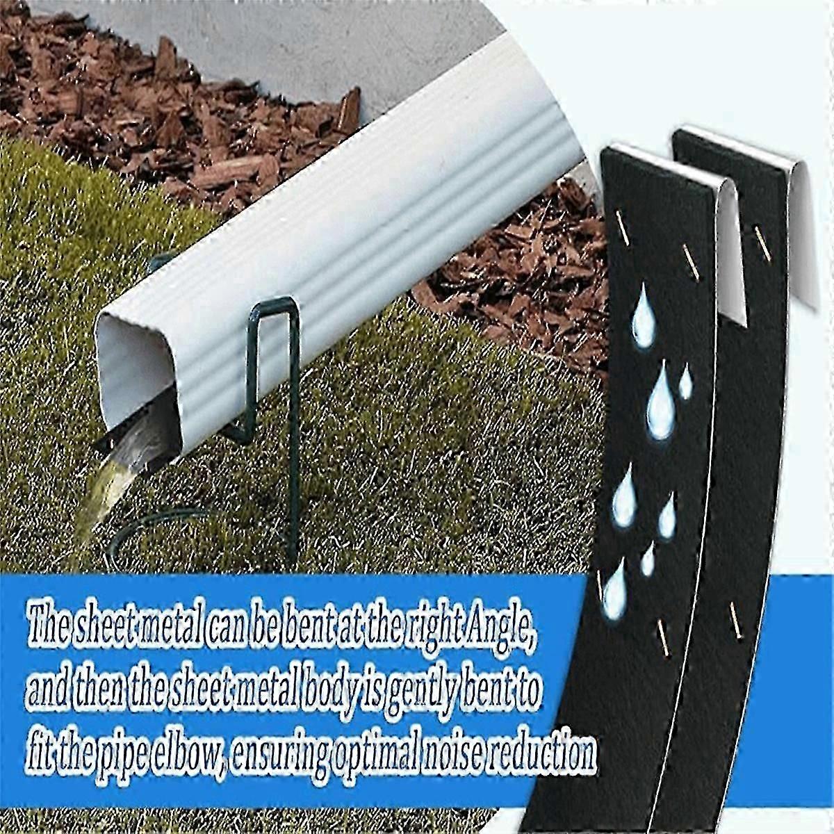 Suitable For Gutter Noise Dampener 2 Pack Adjustable Downspout Drip