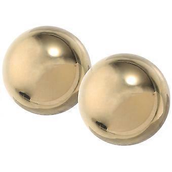 Hand Exercise Ball Brass for Muscle Strength 4Pcs Golden Decorative Set