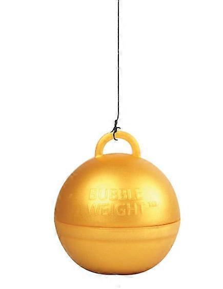 Gold helium balloon weight 35 g