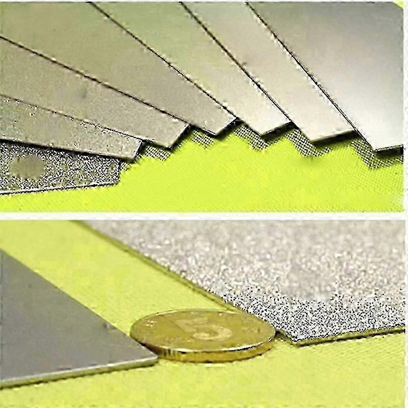 Diamond Knife Sharpening Stone Whetstone 80-3000 Grit Thin Square Tool