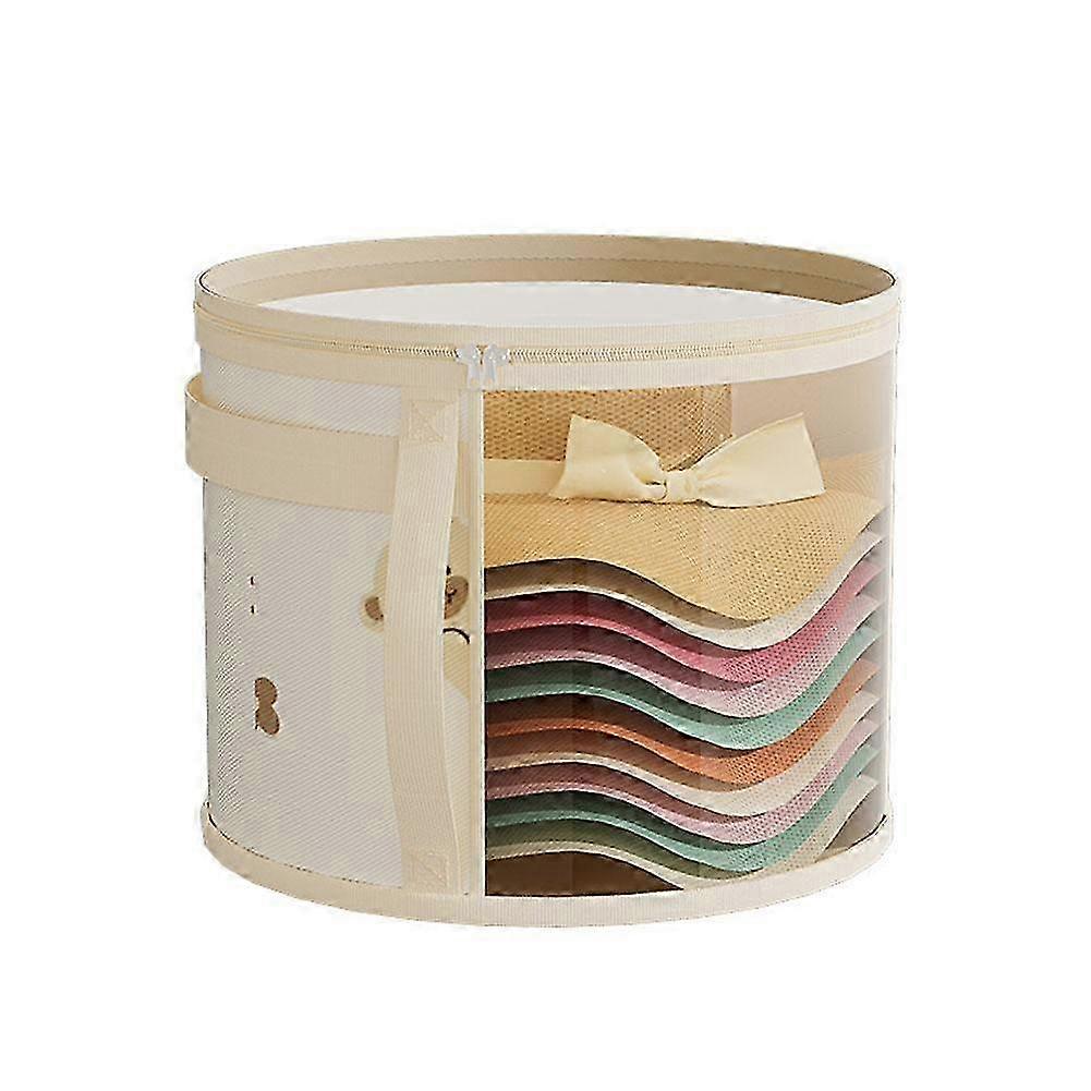 Large Capacity Hat Box With Viewing Window