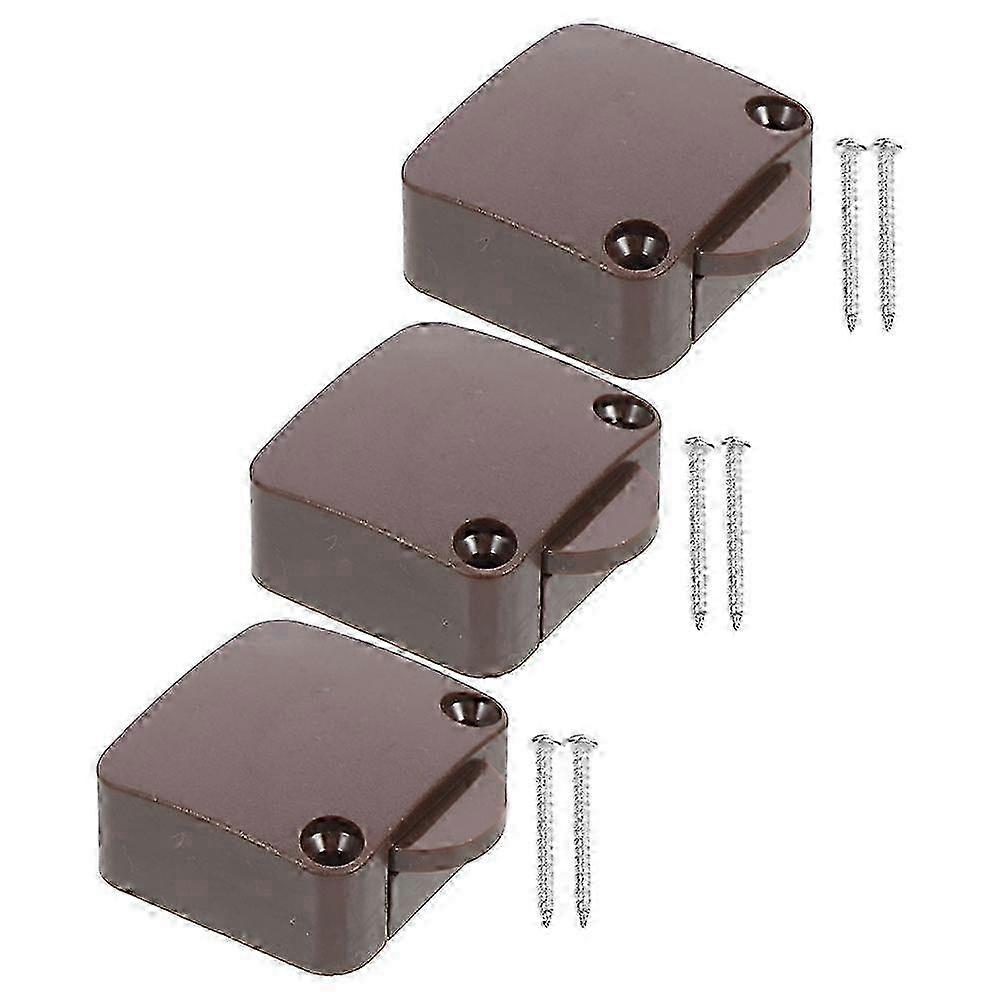 Auto Reset Door Switch compatible with Closet Light, ABS Copper Material, Sensitive Trigger, Wide Application, 3 Pack