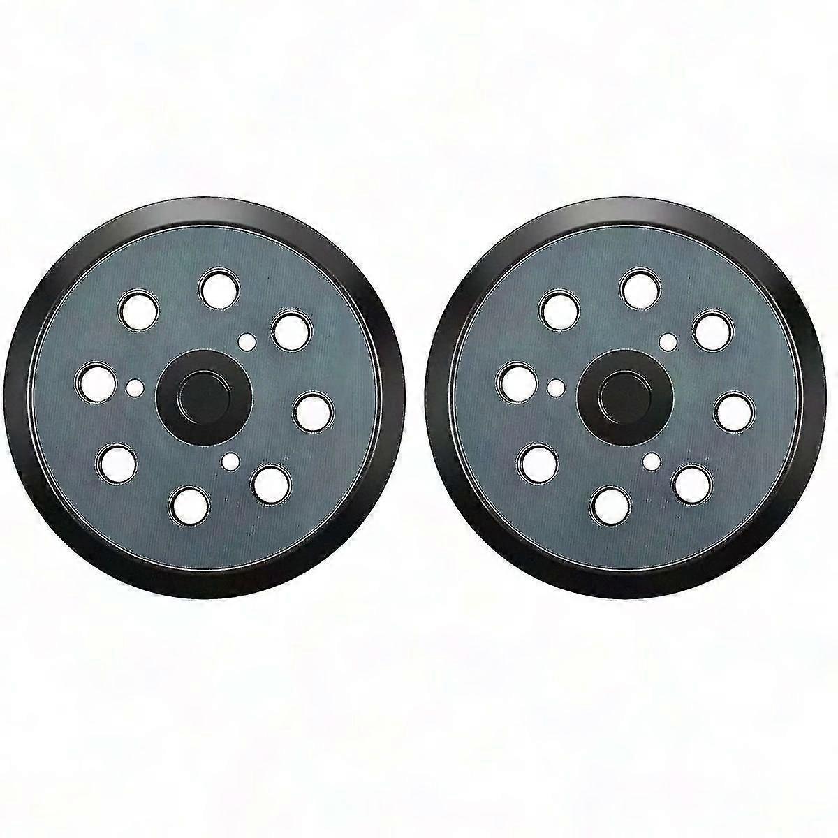 2pcs Replacement Sander Base Pads Round Hook Loop Backing Pad for Orbital Sander 12