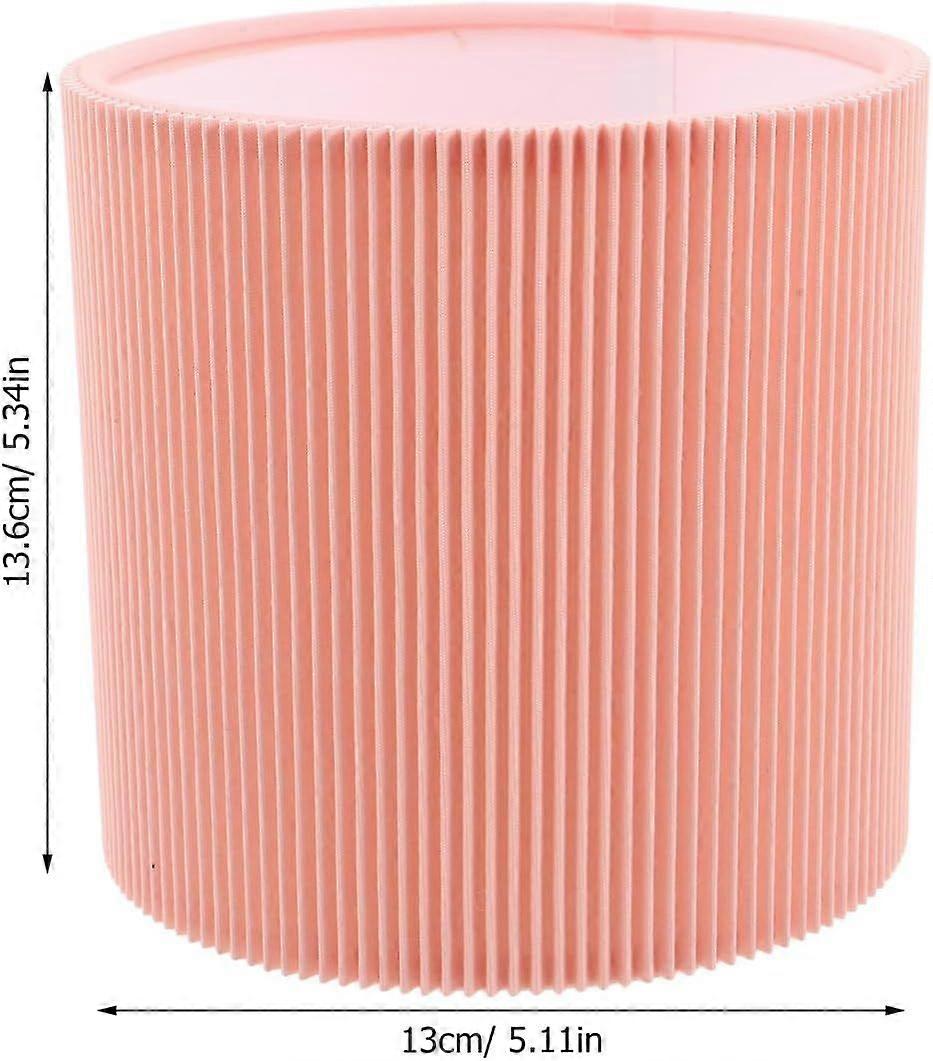 Pink Fabric Lampshade: Small Drum Table Lamp Shade Replacement