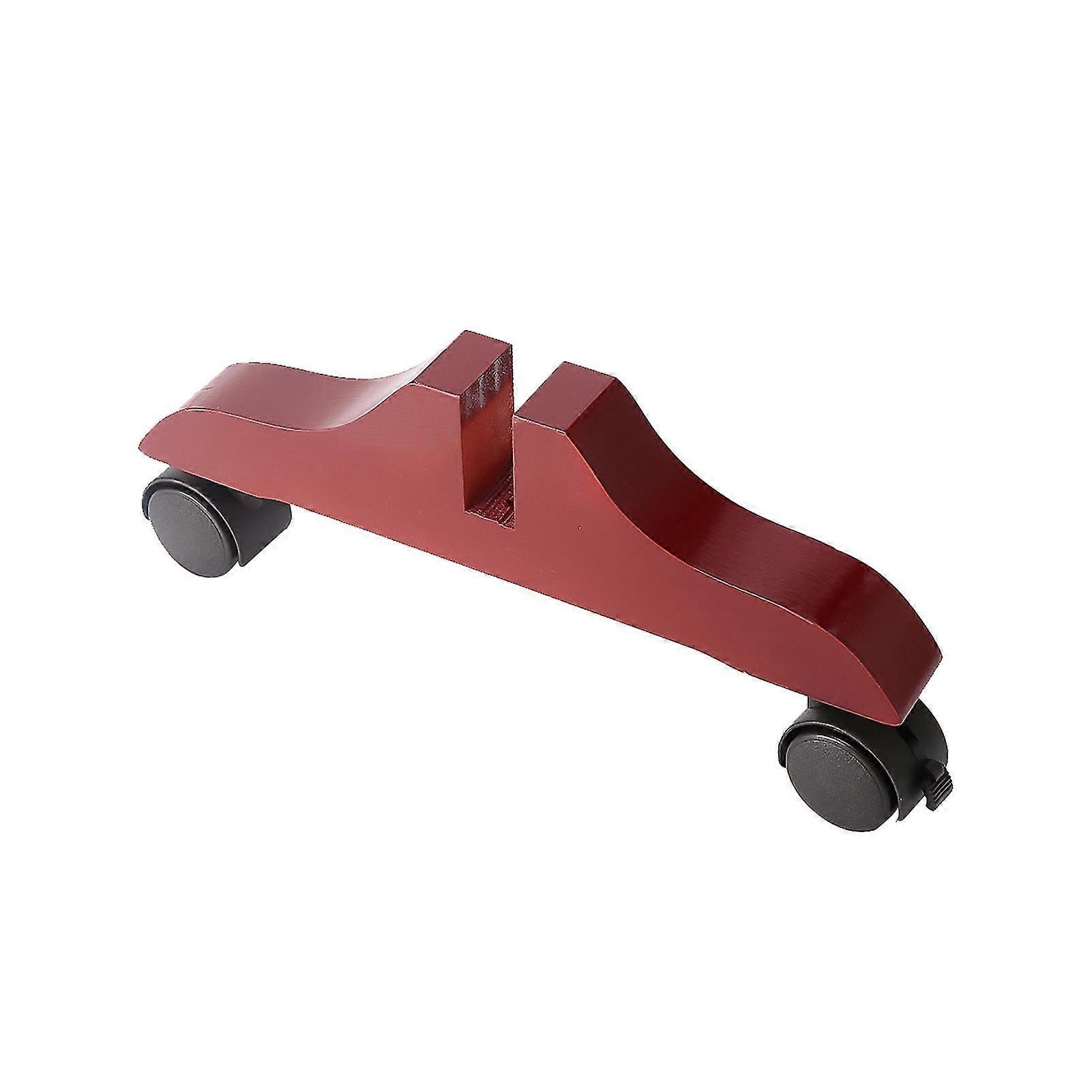 Stable Solid Wood Stand With Wheels Durable Thickened Home Screen