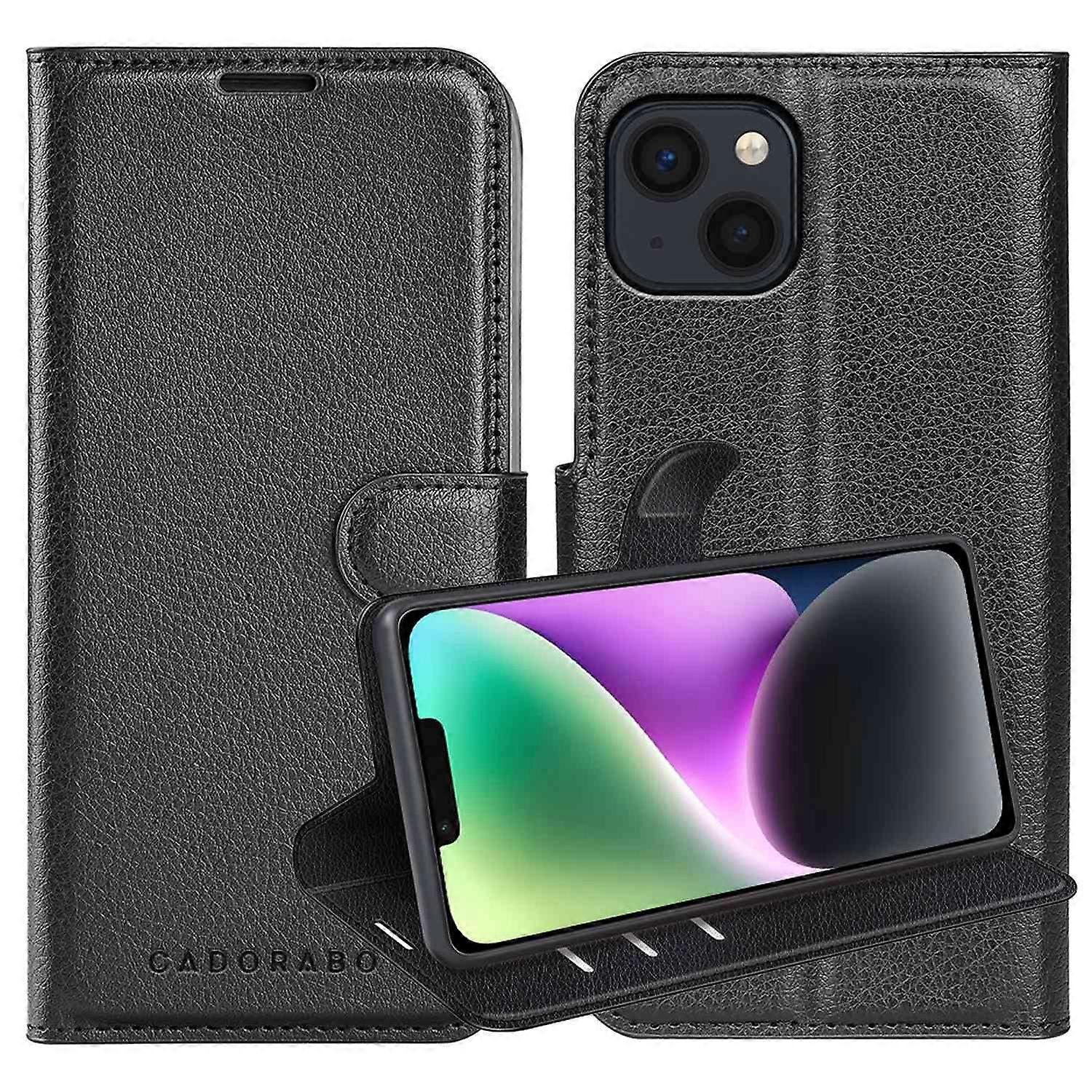Case compatible with iPhone 14 PLUS - Protective case with card slots and stand function