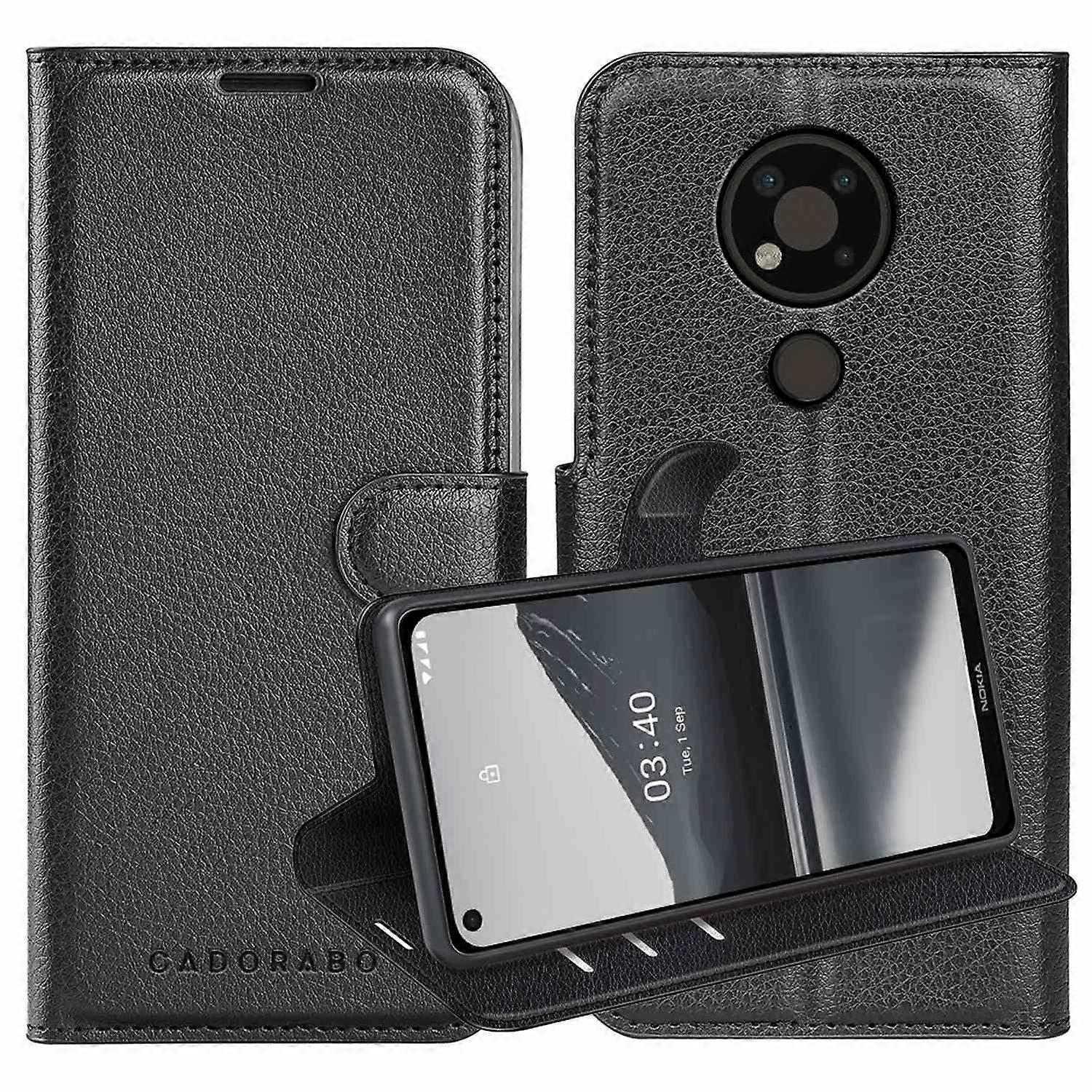 Case compatible with Nokia 3.4 - Protective case with card slots and stand function