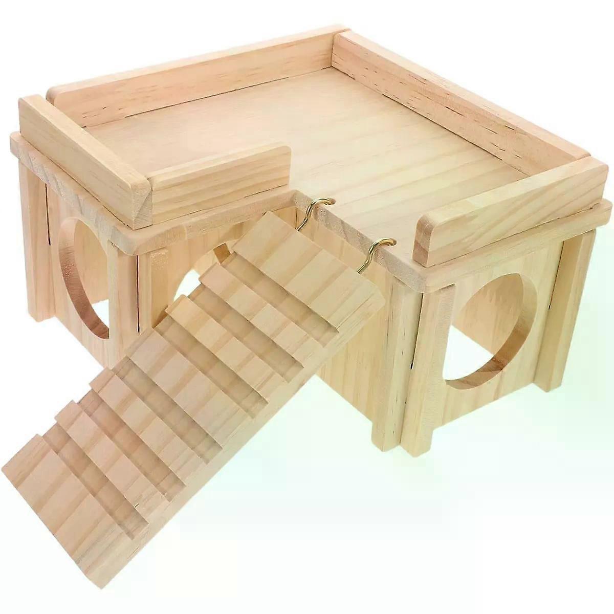 Bearded Dragon Cave and Ramp with Basking Platform