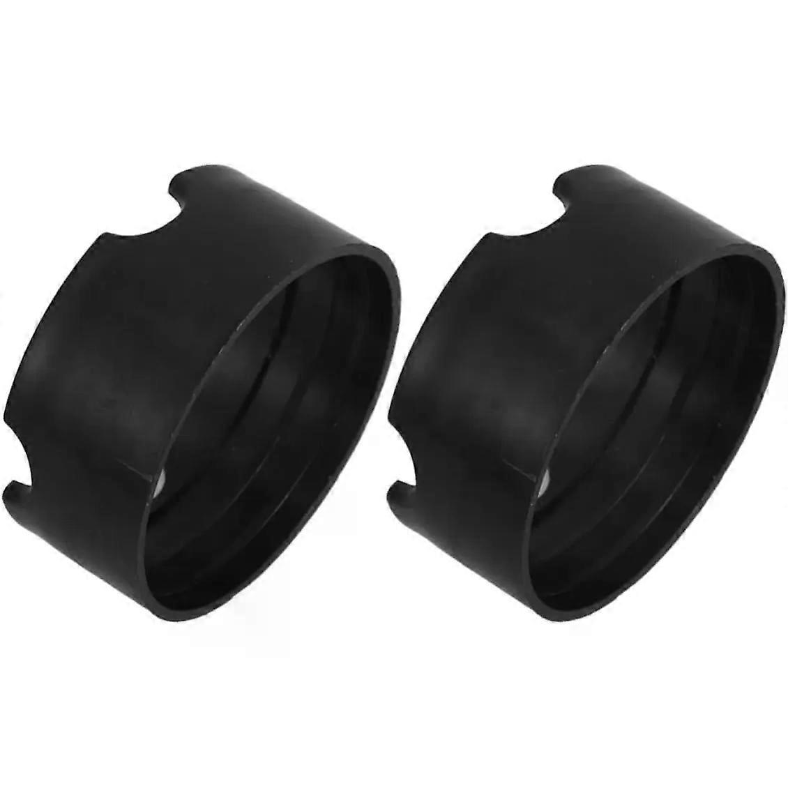 2Pcs Patio Umbrella Base Sleeve Replacement, Black PP Stand Mount